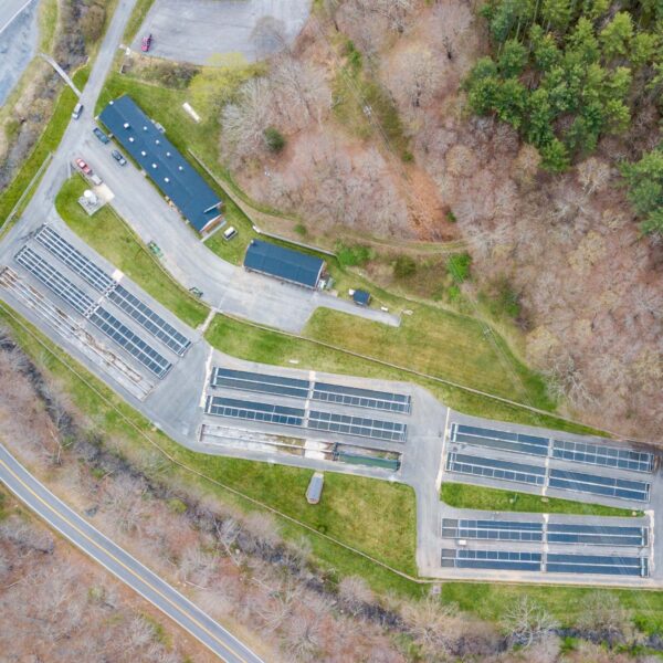 የፓይንት ባንክ ሃቸር የአየር ላይ እይታ