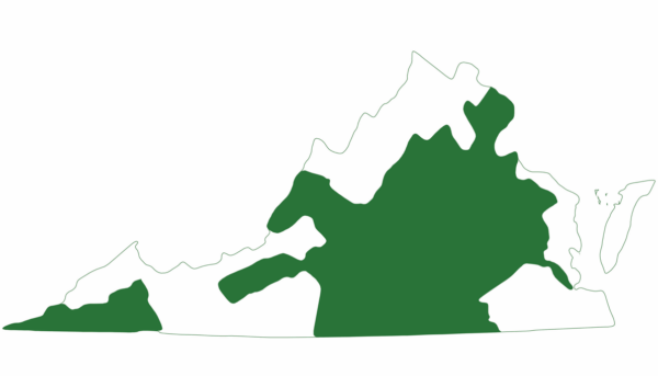 የምስራቃዊ ወንዝ ኮኮተር ክልል ካርታ፣ ይልቁንም ጠጋጋ ነው።